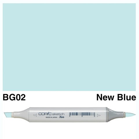 COPIC SKETCH MARKER BG02 NEW BLUE