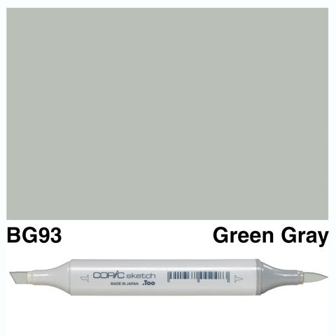 Copic Sketch Marker BG93 Green Gray