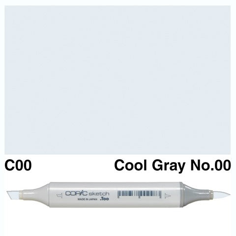COPIC SKETCH MARKER C00 COOL GRAY NO.00
