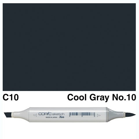 COPIC SKETCH MARKER C10 COOL GRAY NO.10