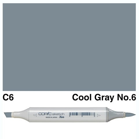 COPIC SKETCH MARKER C6 COOL GRAY NO.6