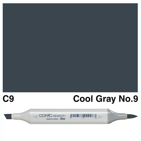 Copic Sketch Marker C9 Cool Gray No.9