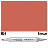 Copic Sketch Marker E08 Brown