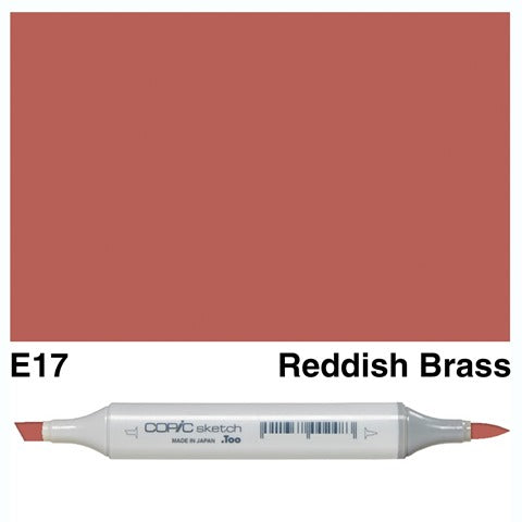 Copic Sketch Marker E17 Reddish Brass