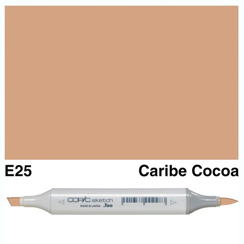 Copic Sketch Marker E25 Caribe Cocoa