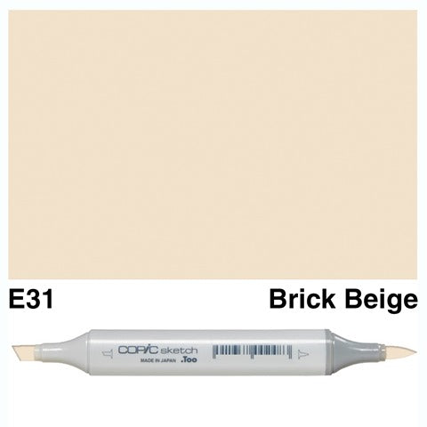 Copic Sketch Marker E31 Brick Beige
