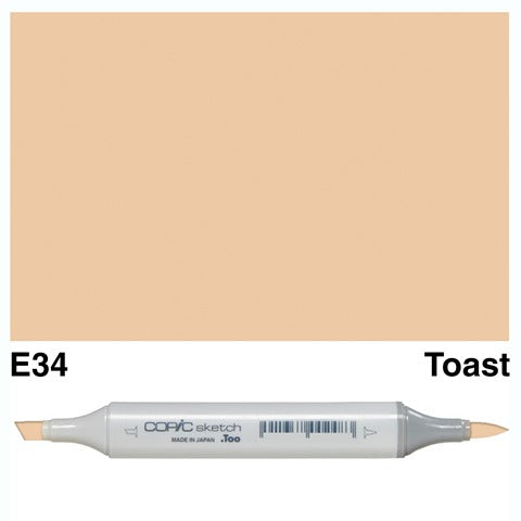 Copic Sketch Marker E34 Toast