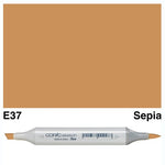 Copic Sketch Marker E37 Sepia