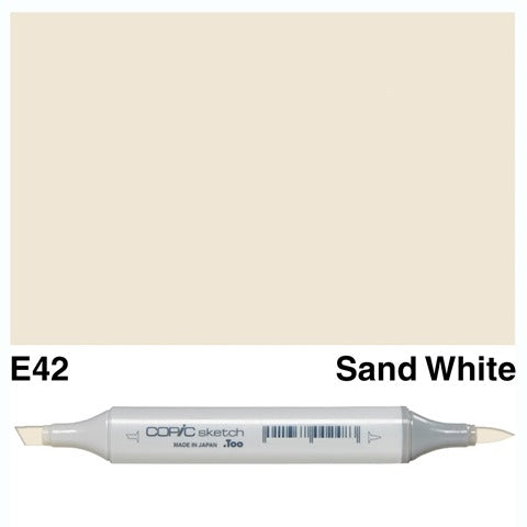 COPIC SKETCH MARKER E42 SAND WHITE