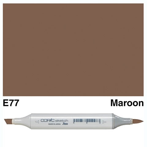 Copic Sketch Marker E77 Maroon
