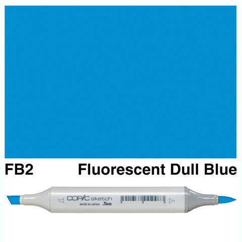 Copic Sketch Marker FB2 Fluorescent Dull Blue