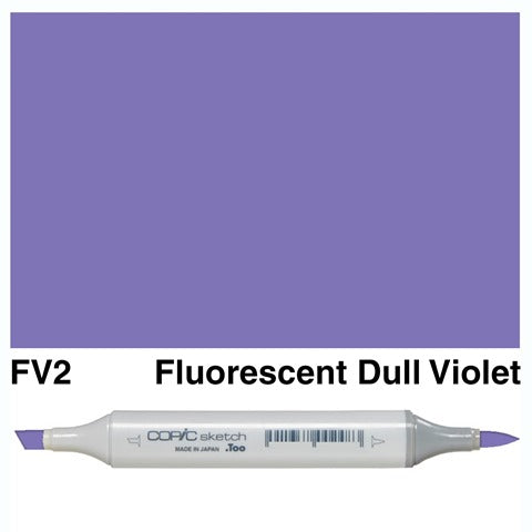 Copic Sketch Marker FV2 Fluorescent Dull Violet