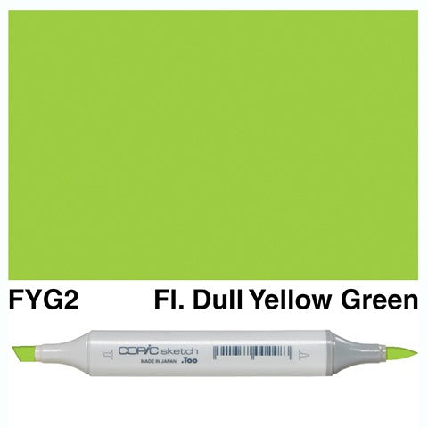 Copic Sketch Marker FYG2 Fluorescent Dull Yellow Green