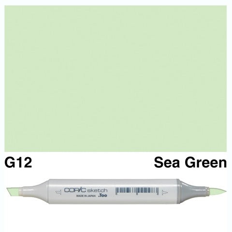 Copic Sketch Marker G12 Sea Green