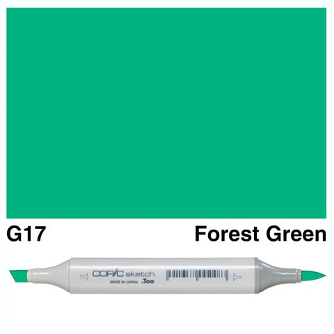 Copic Sketch Marker G17 Forest Green