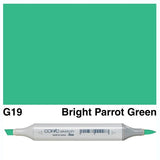 Copic Sketch Marker G19 Bright Parrot Green