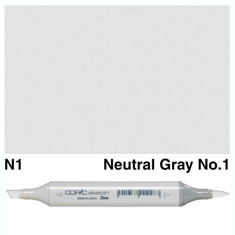 Copic Sketch Marker N1 Neutral Gray No.1