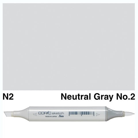 Copic Sketch Marker N2 Neutral Gray No.2