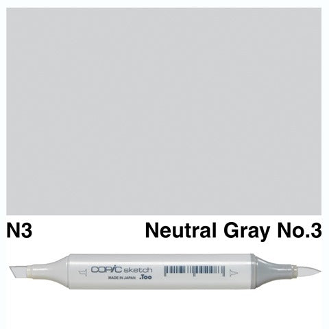 Copic Sketch Marker N3 Neutral Gray No.3