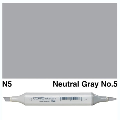 Copic Sketch Marker N5 Neutral Gray No.5