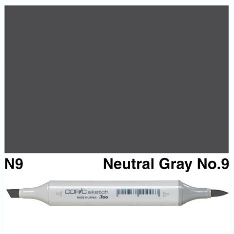 Copic Sketch Marker N9 Neutral Gray No.9