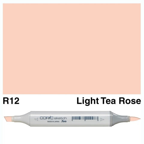 COPIC SKETCH MARKER R12 LIGHT TEA ROSE