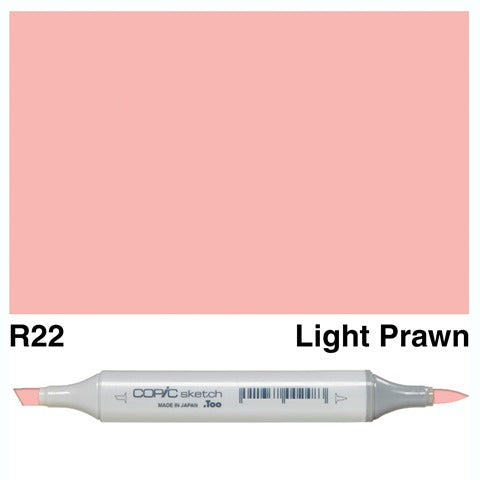 Copic Sketch Marker R22 Light Prawn