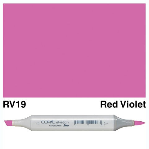Copic Sketch Marker RV19 Red Violet