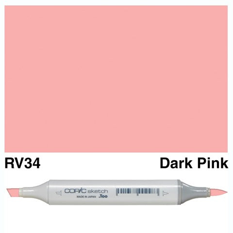 Copic Rv34 COPIC SKETCH MARKER RV34 DARK PINK – Gordon Harris - The Art & Graphic ...
