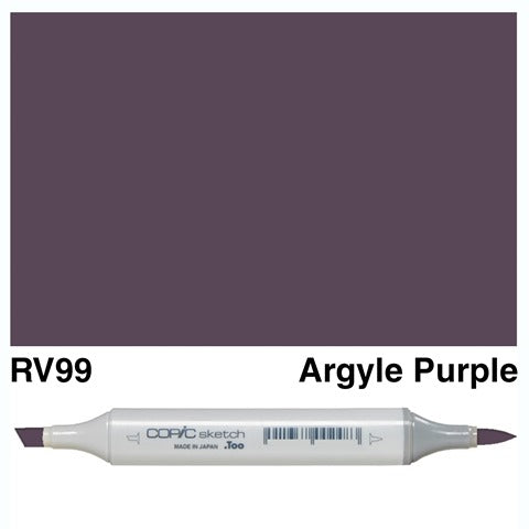 Copic Sketch Marker RV99 Argyle Purple