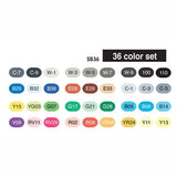 Copic Sketch Marker Set 36 SET