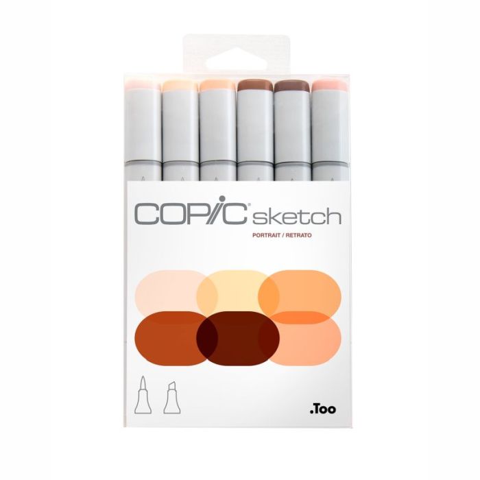 Copic Sketch Marker Portrait Set 6 SET