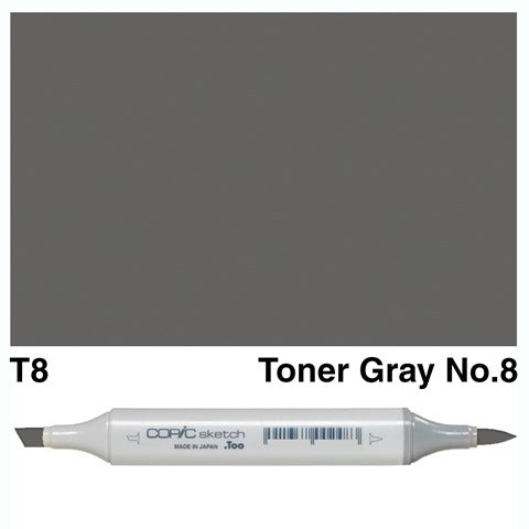 COPIC SKETCH MARKER T8 TONER GRAY NO.8