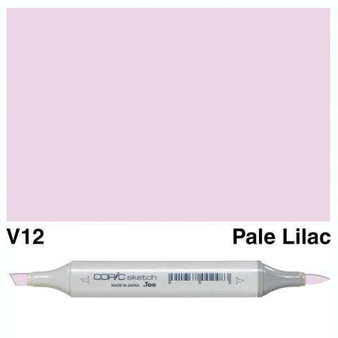 Copic Sketch Marker V12 Pale Lilac
