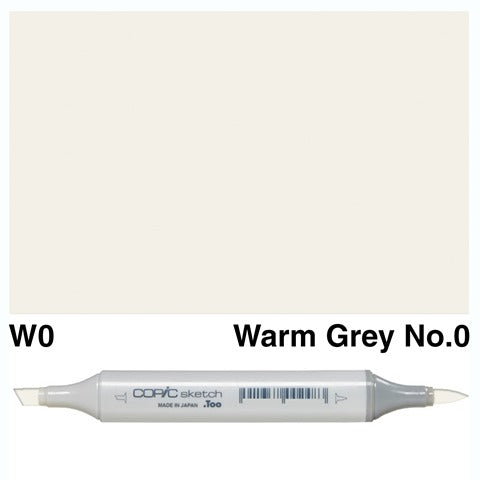 Copic Sketch Marker W0 Warm Gray No.0