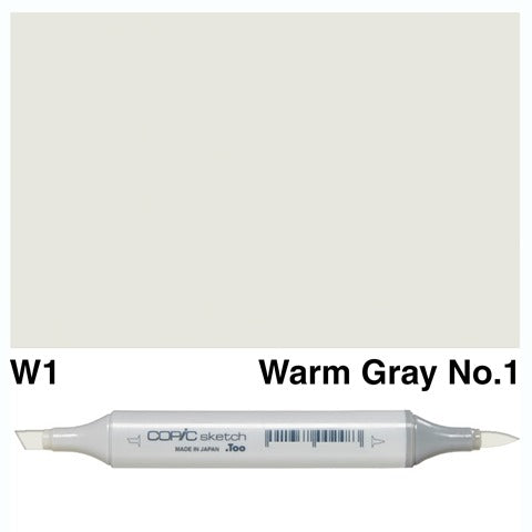 Copic Sketch Marker W1 Warm Gray No.1