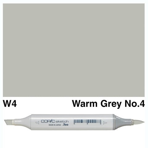 Copic Sketch Marker W4 Warm Gray No.4