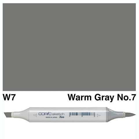 Copic Sketch Marker W7 Warm Gray No.7