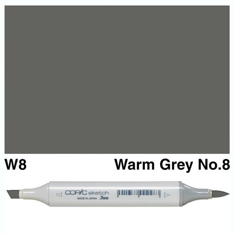 Copic Sketch Marker W8 Warm Gray No.8