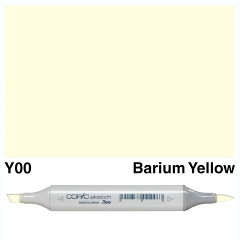 Copic Sketch Marker Y00 Barium Yellow