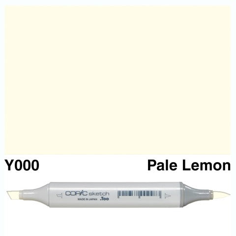 Copic Sketch Marker Y000 Pale Lemon