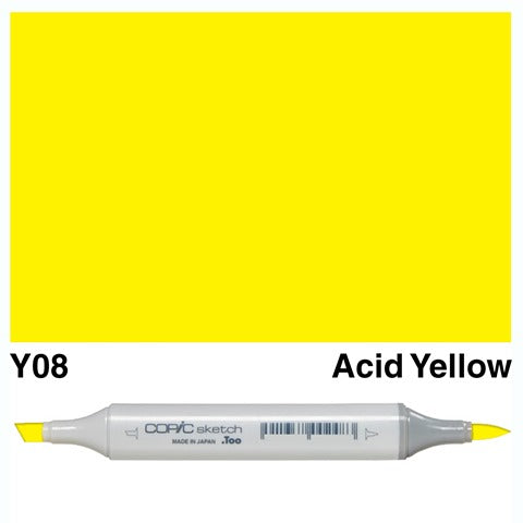 COPIC SKETCH MARKER Y08 ACID YELLOW