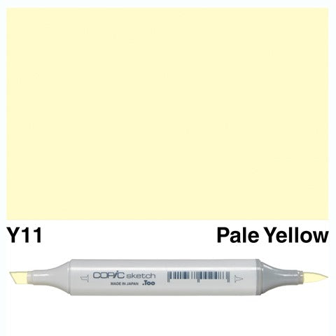 Copic Sketch Marker Y11 Pale Yellow