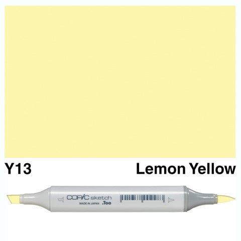 Copic Sketch Marker Y13 Lemon Yellow