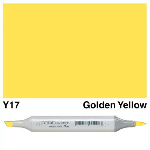 Copic Sketch Marker Y17 Golden Yellow