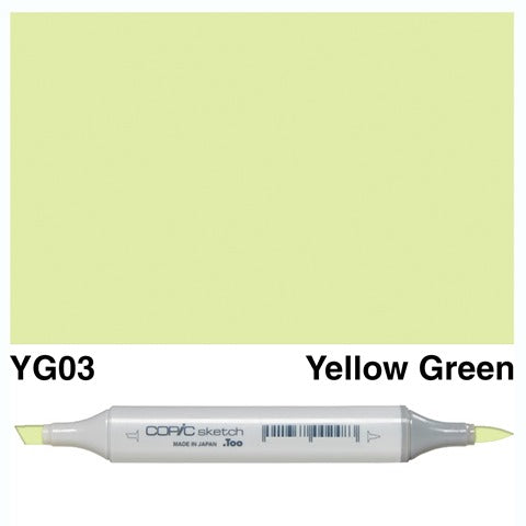 Copic Sketch Marker YG03 Yellow Green