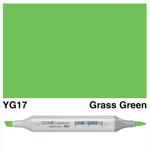 Copic Sketch Marker YG17 Grass Green
