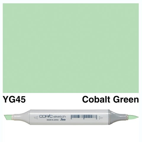 Copic Sketch Marker YG45 Cobalt Green