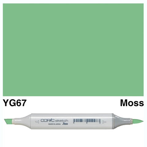 Copic Sketch Marker YG67 Moss