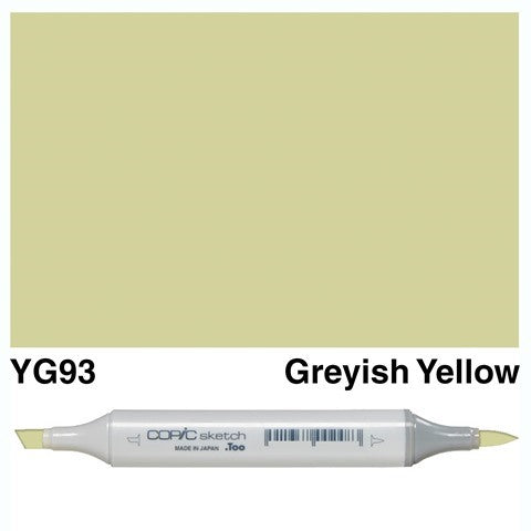 Copic Sketch Marker YG93 Grayish Yellow